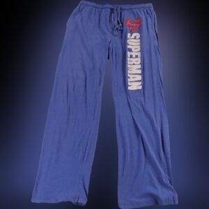 Superman Blue Lounge Pants Xl